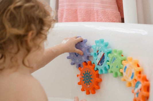 Nuby Bath Cogs Ventosas fortes