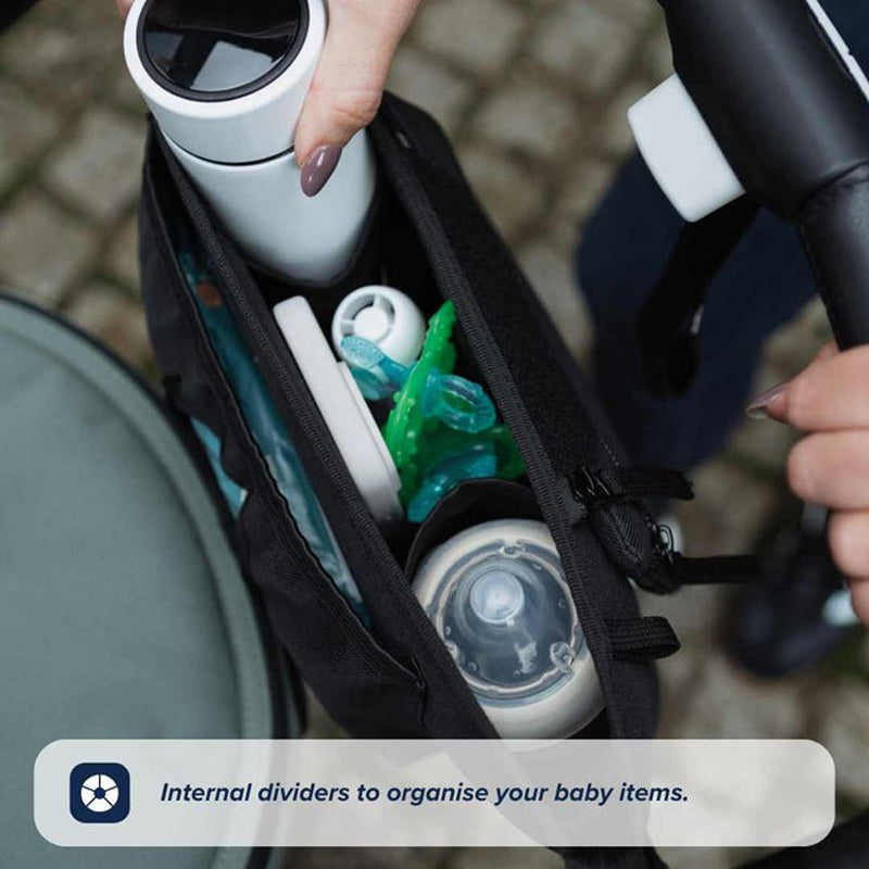 Nuby Organizador de Carrinho de Bebê Strap and go - ajustável para se adaptar à maioria dos carrinhos.