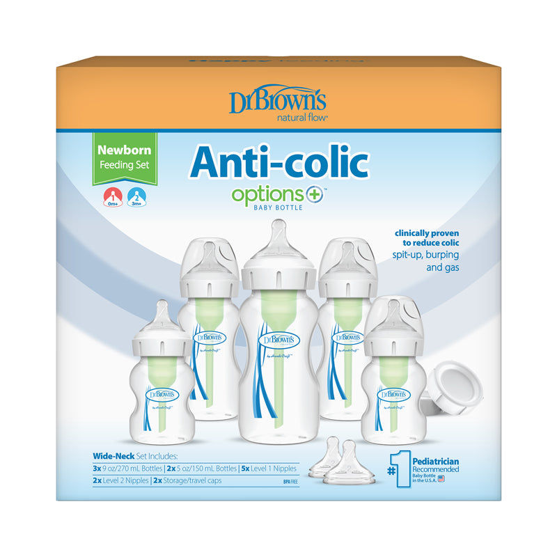 Dr Brown's Conjunto para alimentação de recém-nascidos Options+