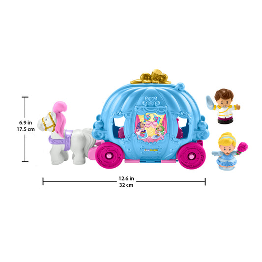 Fisher-Price Carruagem Dançante da Princesa Cinderela da Little People
