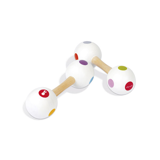 Janod Confetti Maracas Barbell