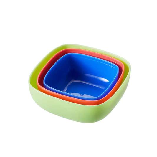 Nuby Conjunto de 3 Vasos de Armazenamento Empilháveis