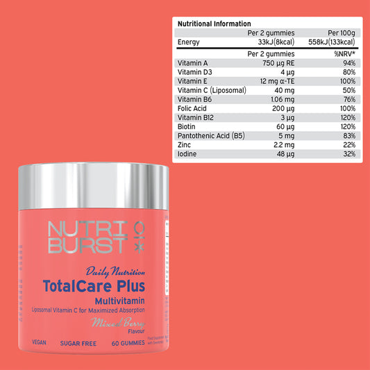 Nutriburst Totalcare Plus 60s
