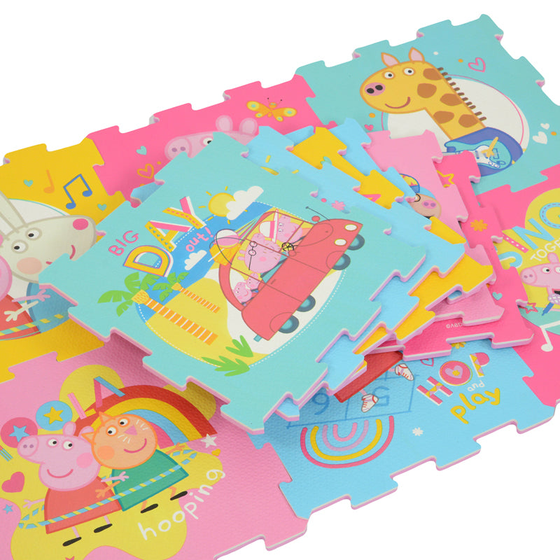 Peppa Pig Tapete de atividades , 12 peças, com encaixe, para crianças, brinquedo para brincar dentro de casa, Reino Unido 2026