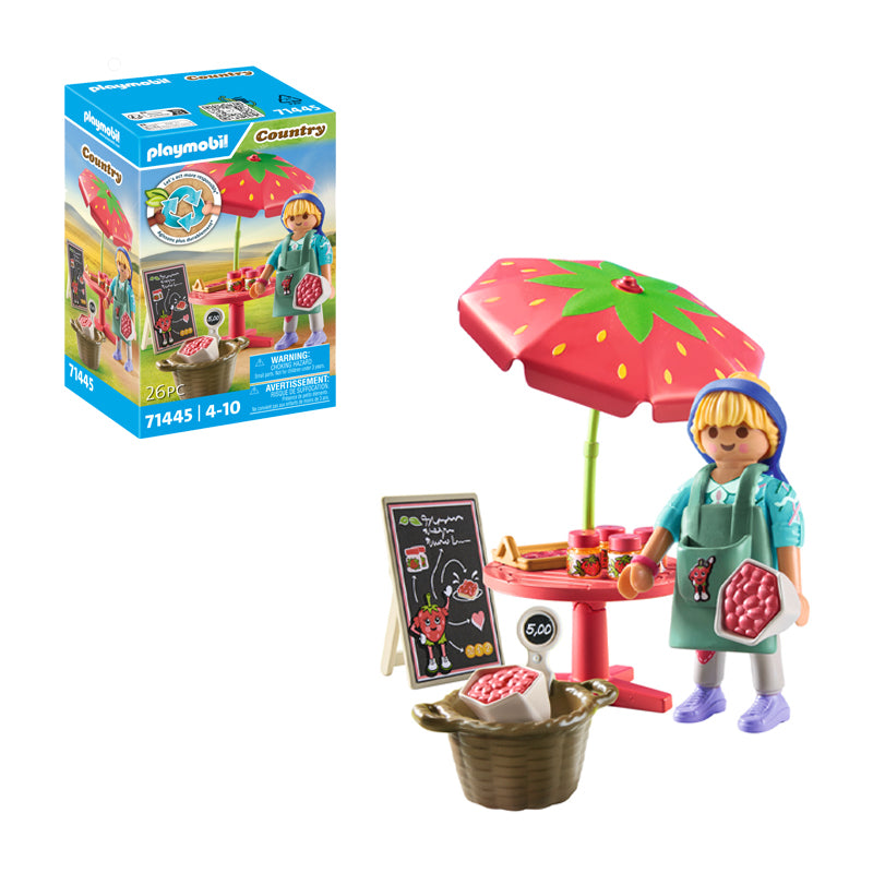 Playmobil 71445 País: Barraca de geléia caseira de morango