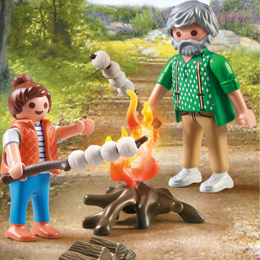 Playmobil Minha vida: fogueira com marshmallows