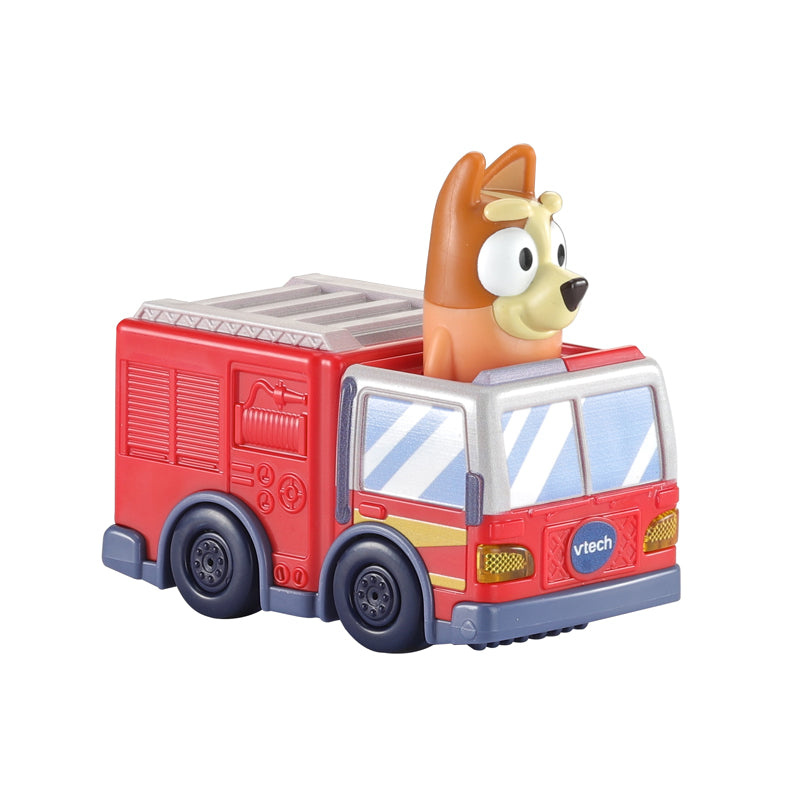 VTech Brinquedo Interativo Toot-Toot Drivers – Caminhão de Bombeiros da Bluey e Bingo com Luzes, Sons e Músicas (1 a 5 anos)