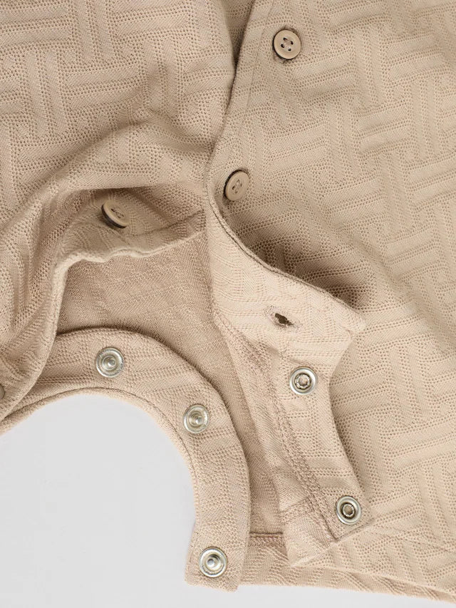 |BabyBoy| Macaquinho Azul Bebê 100% Algodão Pacote Com 2