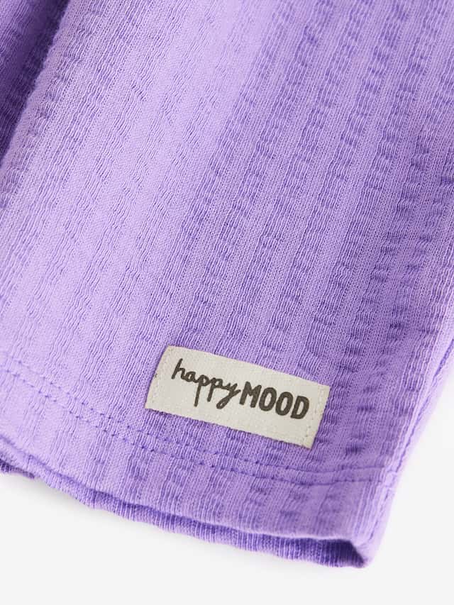 |Girl| Vestido De Manga Curta 100% Algodão Roxo Dog (3 meses a 7 anos)