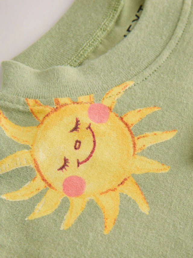 |Boy| Camisetas Verdes De Manga Curta 100% Algodão, Pacote Com 3 (3 meses a 7 anos)