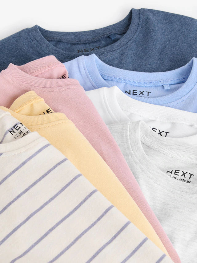 |Boy| Pacote Com 7 Camisetas Multi Manga Comprida (3 meses a 7 anos)