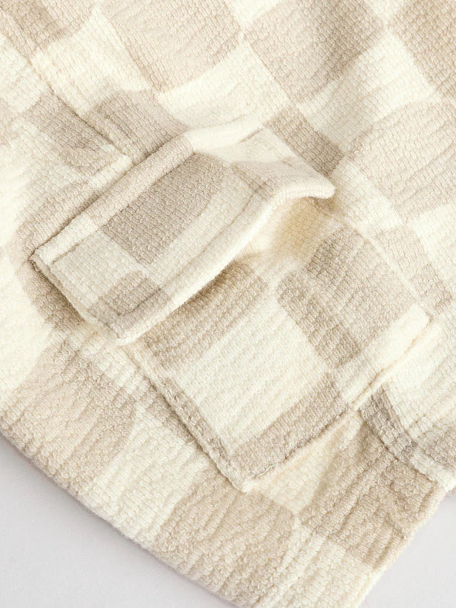 |BabyBoy| Shorts De Bebê Mono Checkerboard Jersey 100% Algodão, Pacote Com 3