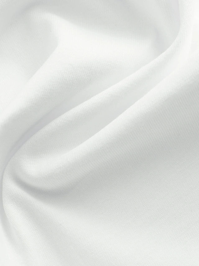 |Boy| Camiseta Branca Lisa 100% Algodão Manga Curta (3 meses a 7 anos)