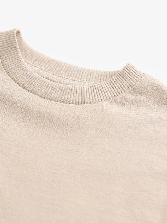 |Boy| Camiseta Lisa De Manga Curta 100% Algodão Neutra (3 meses a 7 anos)