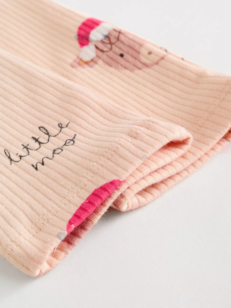 |BabyBoy| Conjunto De Blusa e Leggings De Lã Hamish Para Bebê, Azul Marinho, De Natal (0 meses a 3 anos)