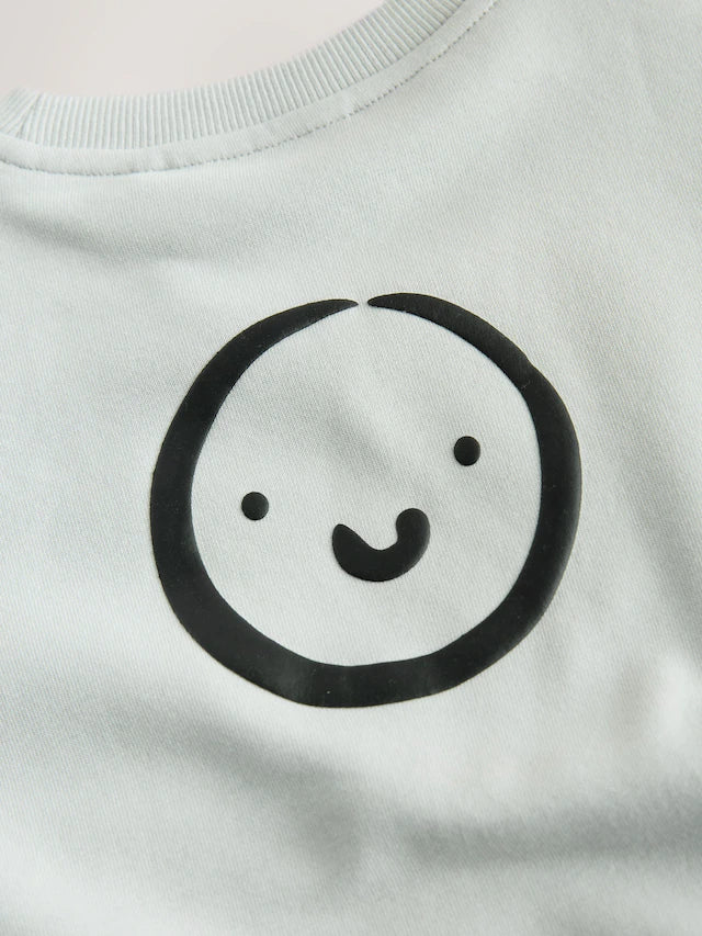 |Girl| Conjunto De Moletom Preto/Cinza e Calça Jogger Estampada (3 meses a 7 anos)