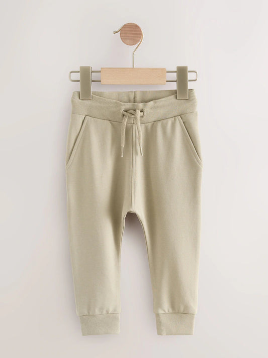 |Boy| Calças De Moletom Skinny Fit Stone/Brown/Grey, Pacote com 5 (3 meses a 7 anos)