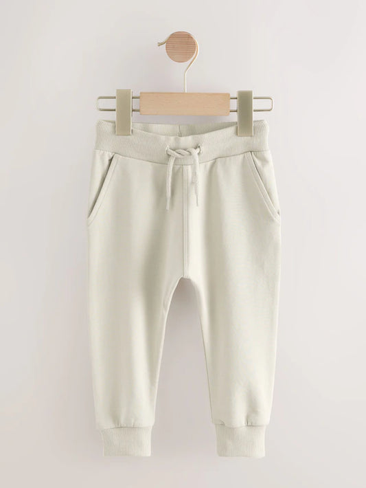 |Boy| Calças De Moletom Skinny Azul/Cru/Azul-Marinho, Pacote com 5 (3 meses a 7 anos)