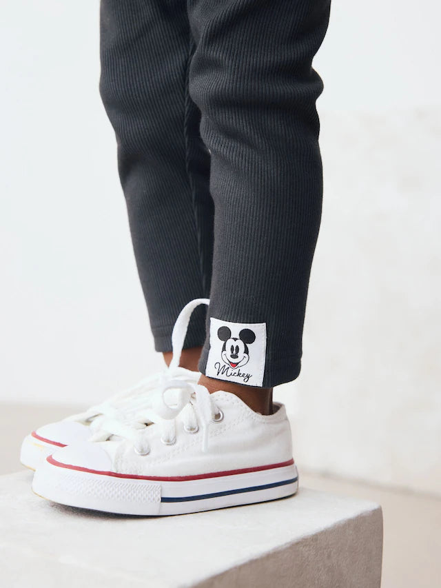 |Boy| Conjunto De Moletom e Leggings Mickey Mouse Cru/Marrom (3 meses a 8 anos)