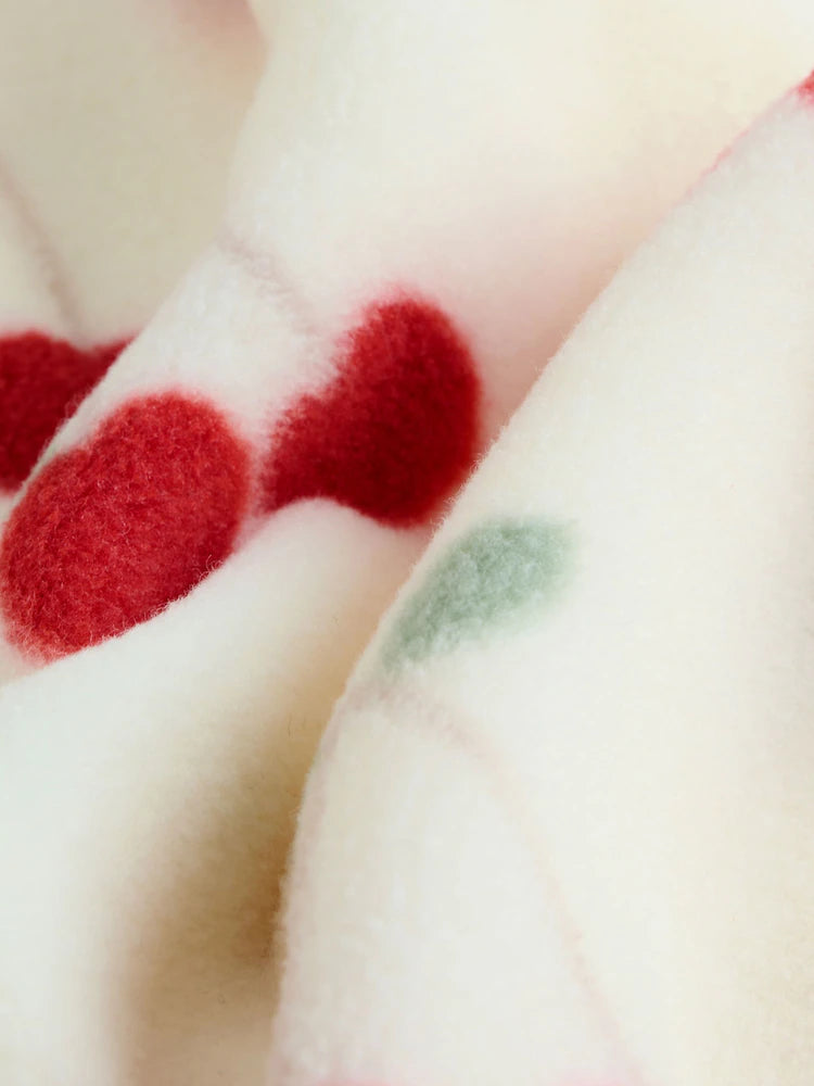 |BabyGirl| Pacote Com 2 Macacões De Dormir Para Bebês Com Zíper Bidirecional Em Microfibra vermelha