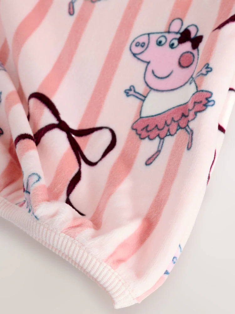 |Girl| Pijama De Lã Aconchegante Da Peppa Pig Rosa (9 meses a 8 anos)