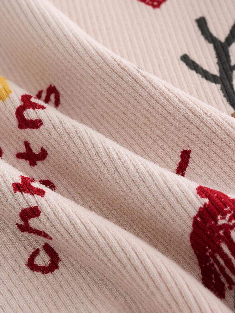 |Girl| Blusa Texturizada De Manga Comprida Com Listras Rosa/Azul (3-16 anos)