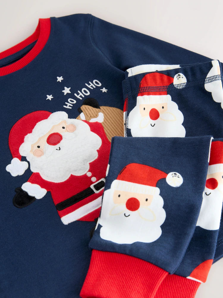 |Boy| Pijama De Natal Navy Single Snuggle (9 meses a 12 anos)