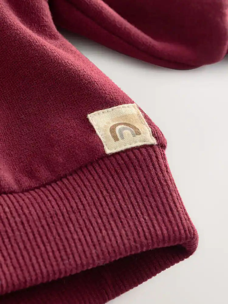 |Boy| Blusa De Moletom Vermelha Bordô (3 meses a 7 anos)