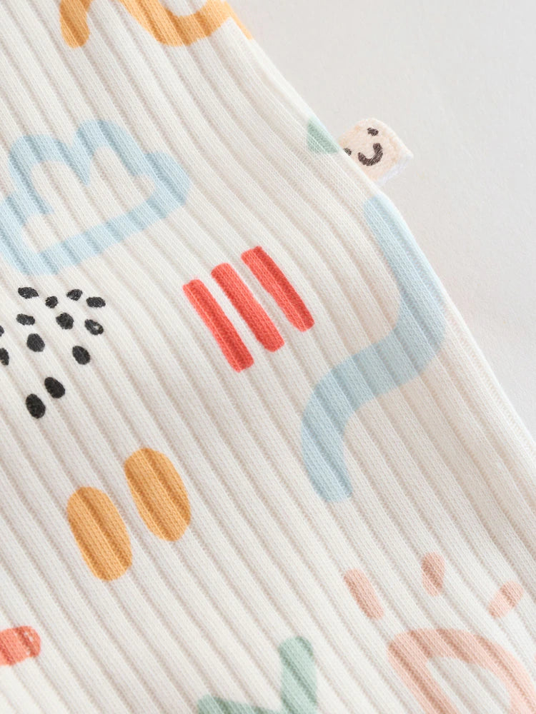 |BabyBoy| Conjunto De 3 Macacões De Dormir Para Bebês Com Zíper Duplo (0-2 anos)