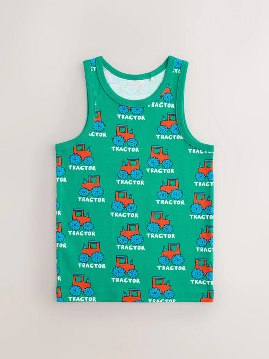 |Boy| Conjunto De 5 Camisetas Regata De Algodão Com Vários Personagens (3 a 8 anos)