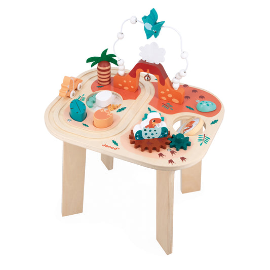 Mesa de actividades de dinosaurios de Janod