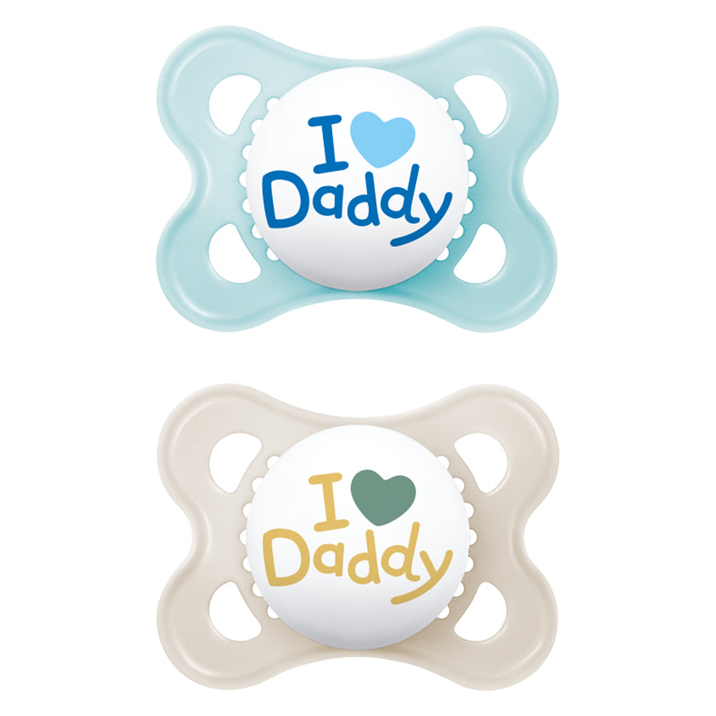 MAM Chupete Original Daddy Azul 2-6m 2Pk