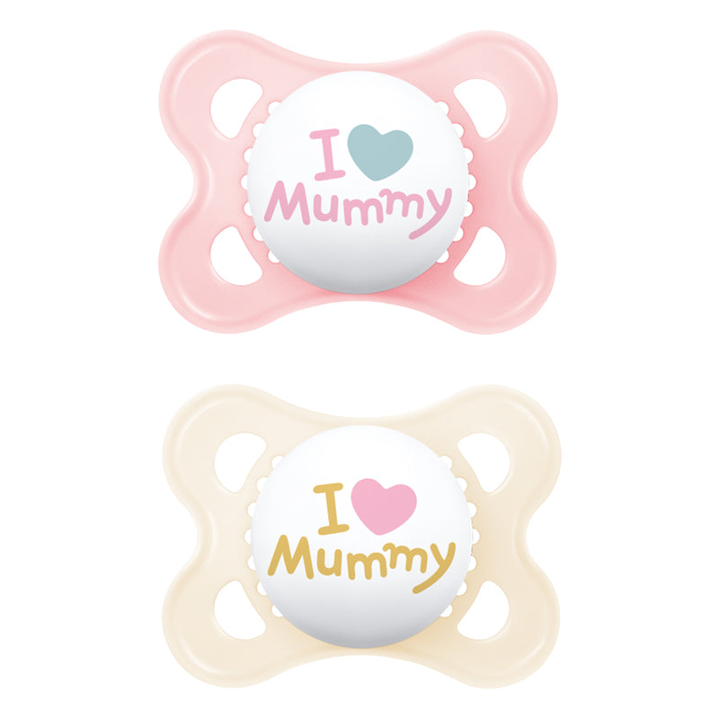 MAM Chupete Original Mummy Rosa 2-6m 2Pk