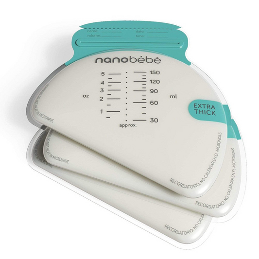 Nanobebe Sacos de armazenamento de leite materno 50 unidades