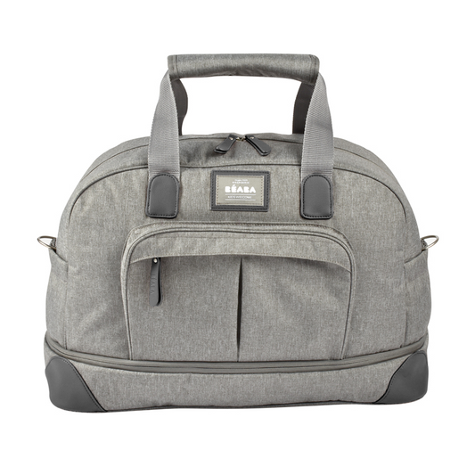 Béaba Bolsa Amsterdã II Expansível para Troca de Viagem Cinza Heather