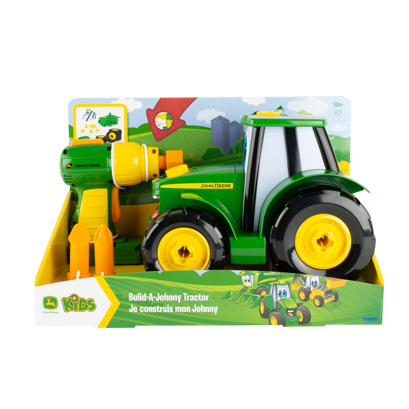 Tomy John Deere constrói um trator Johnny