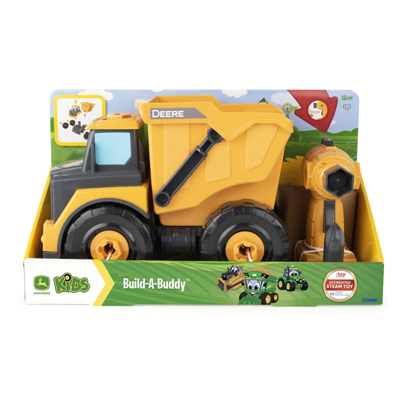 Tomy John Deere constrói um caminhão basculante