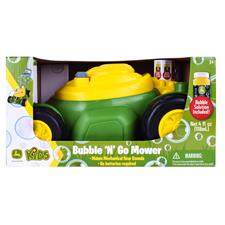 Cortador de grama Tomy John Deere Bubble com garrafa de 4 onças
