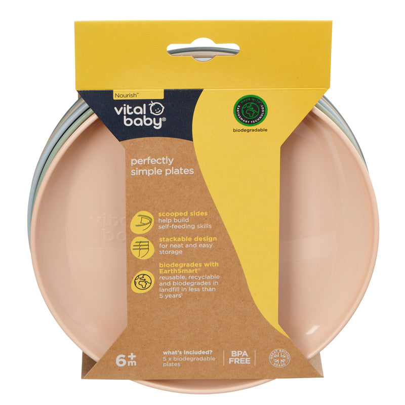 Vital Baby Conjunto de 5 pratos Nourish Perfectly Simple