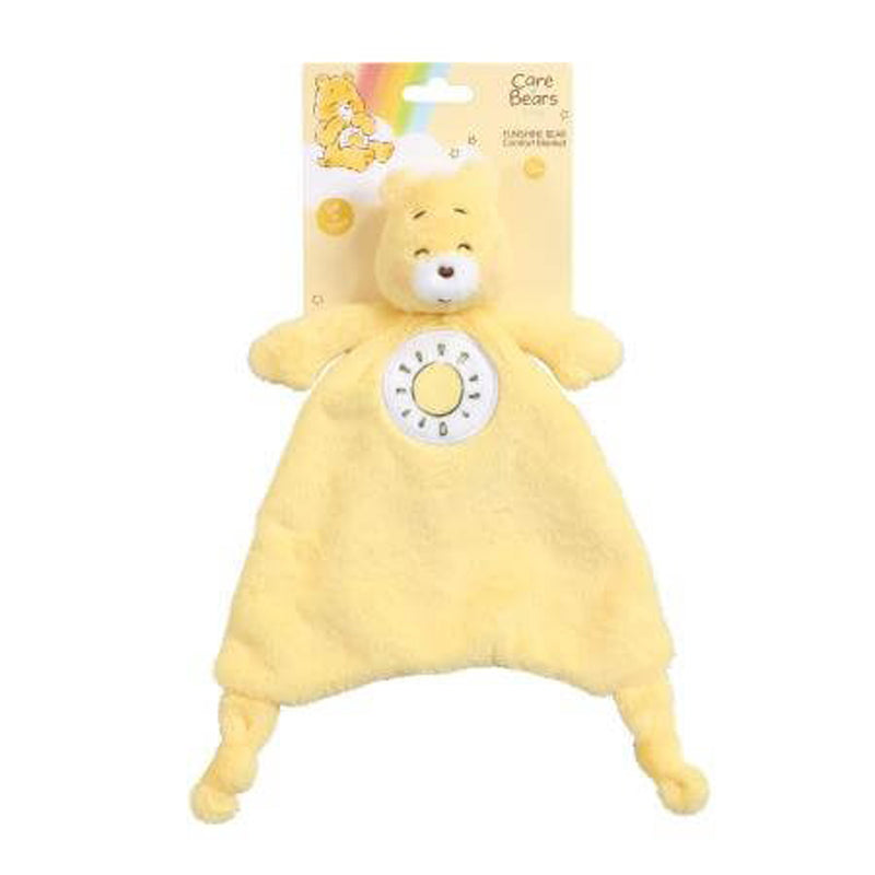 Naninha de Pelúcia Ursinhos Carinhosos (Funshine Bear) – Amarela, Macia e Aconchegante – Para Bebês (Desde o Nascimento)