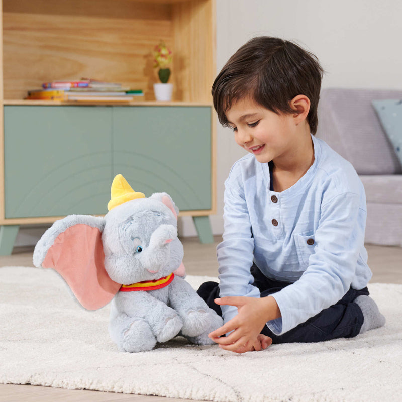 Disney Pelúcia Dumbo 25cm – Elefante Clássico Supermacio e Fofinho – Presente para Bebês