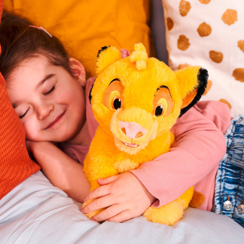 Disney Pelúcia Classic Simba de 25 cm – Leão fofinho de O Rei Leão para crianças, bebês e fãs
