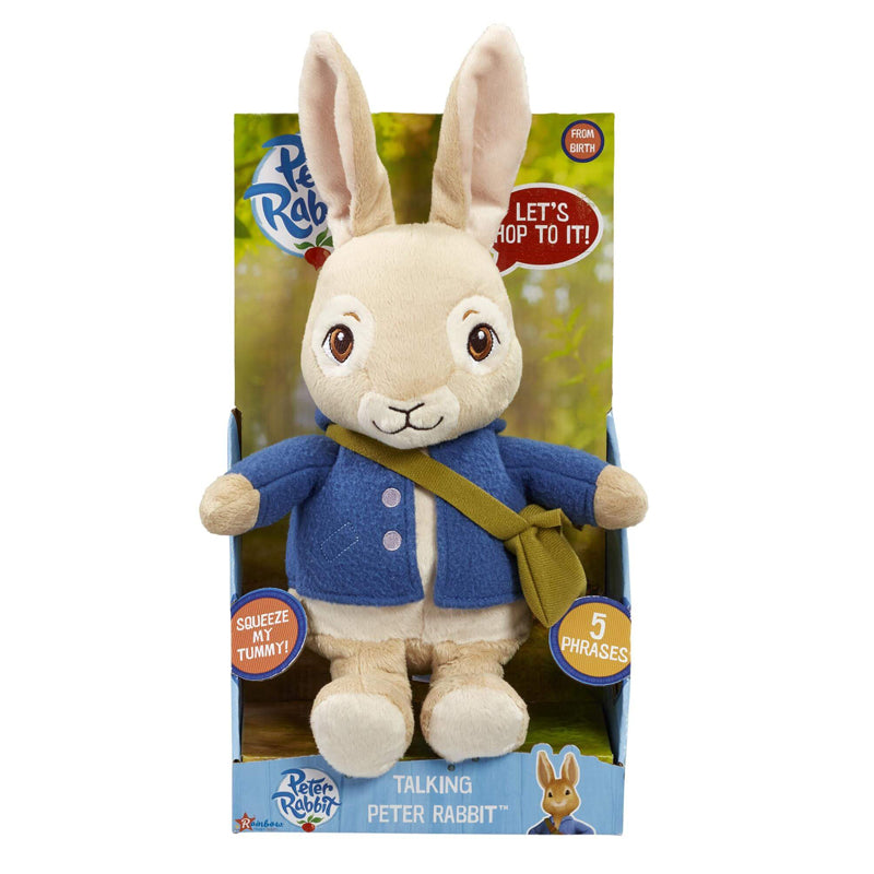 Peter Rabbit Brinquedo de pelúcia falante do