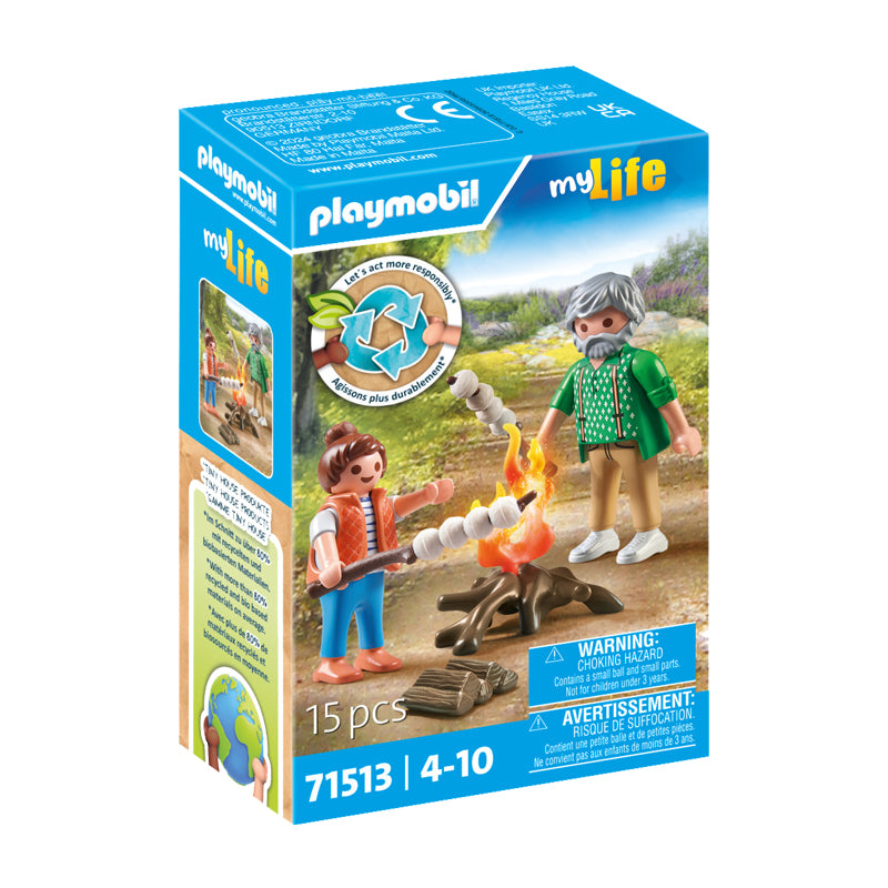 Playmobil Minha vida: fogueira com marshmallows