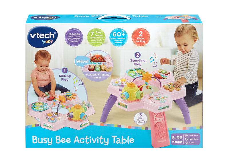 VTech Mesa de atividades Busy Bee rosa