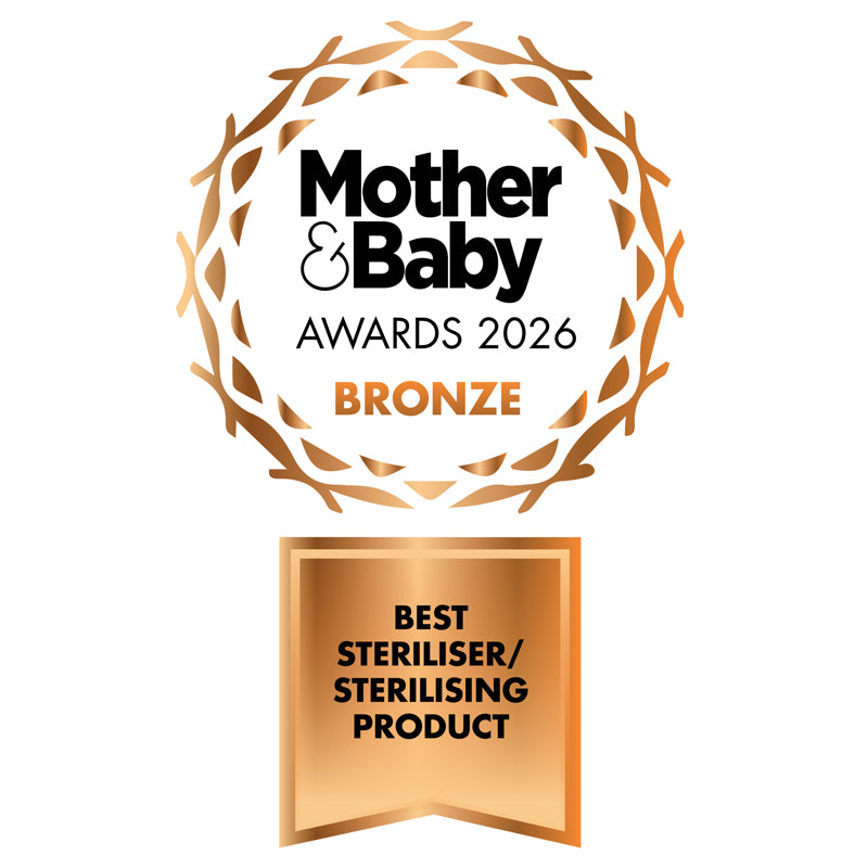 Milton Kit inicial com comprimidos e esterilizador de água fria.