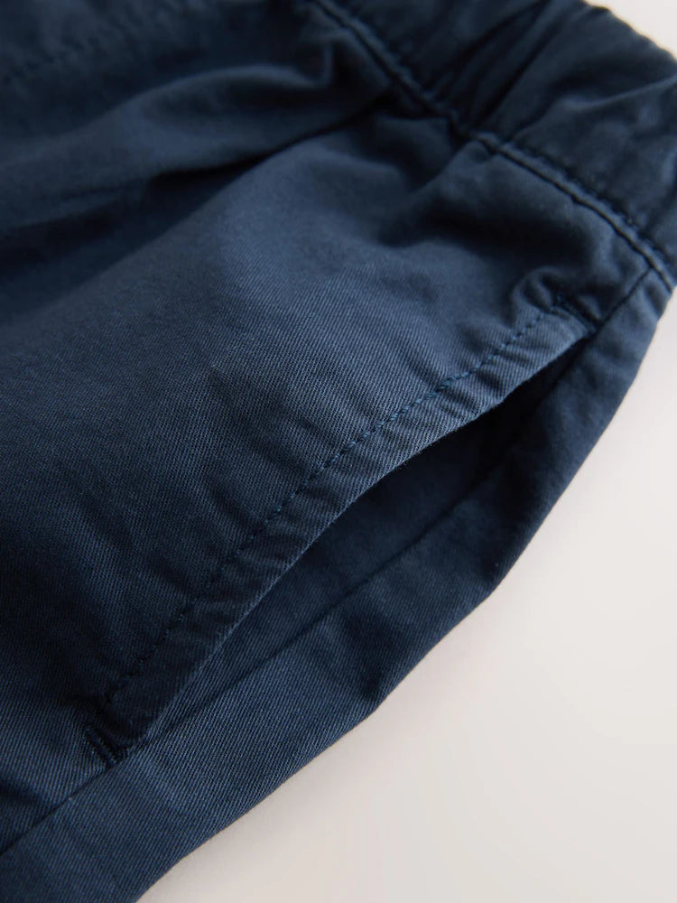 |Boy| Calça Azul-marinho Modelagem Barrel (3 meses a 7 anos)