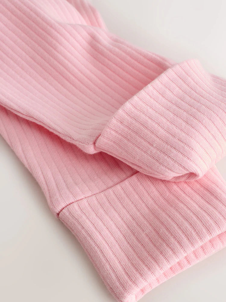 |BabyGirl| Kit com 3 Macacões Rosa para Bebê (0 meses a 3 anos)