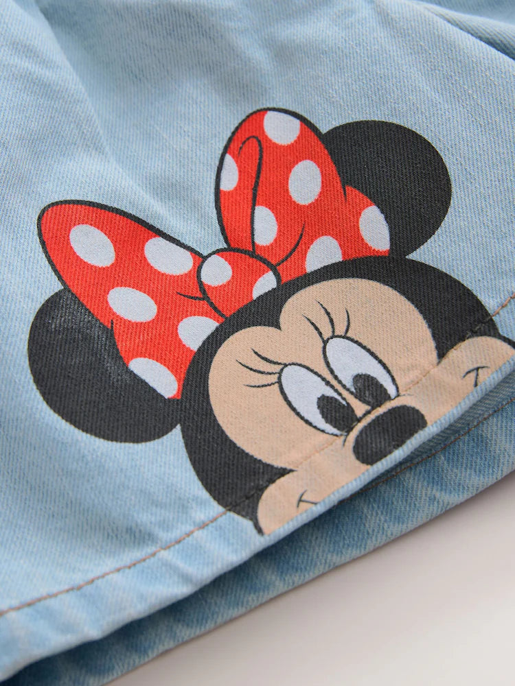 |Girl| Shorts Jeans Disney Minnie Mouse (3 meses a 10 anos)