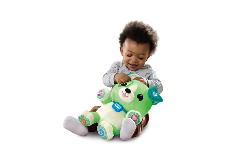 LeapFrog My Best Pal Scout™ – Cachorrinho Interativo de Aprendizado com 35 Músicas, Personalização e Canções de Ninar